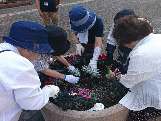 花植え体験